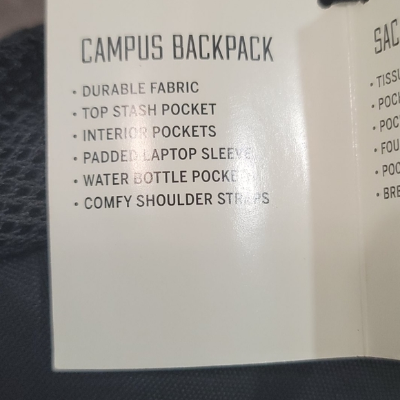 NWT Victoria's Secret Pink Campus Backpack - Picture 4 of 5